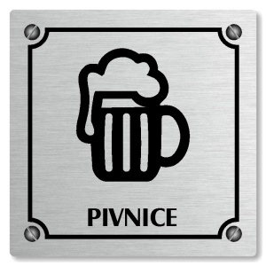 Pivnice, 100x100mm, stříbrná, Kansas